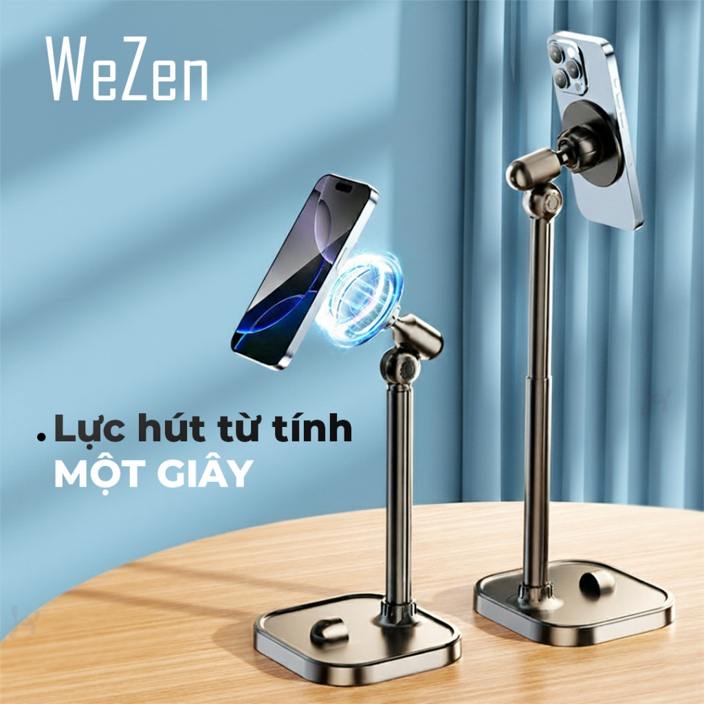 [HIT ĐIỆN THOẠI] Giá Đỡ Điện Thoại Livestream, Quay Video Kim Loại Chắc Chắn GD05 - WEZEN