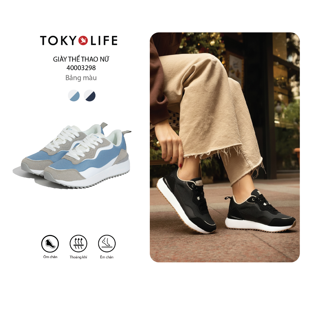 Giày Thể Thao Nữ Kháng Khuẩn Êm Chân Thoáng Khí 40003298 - TOKYOLIFE