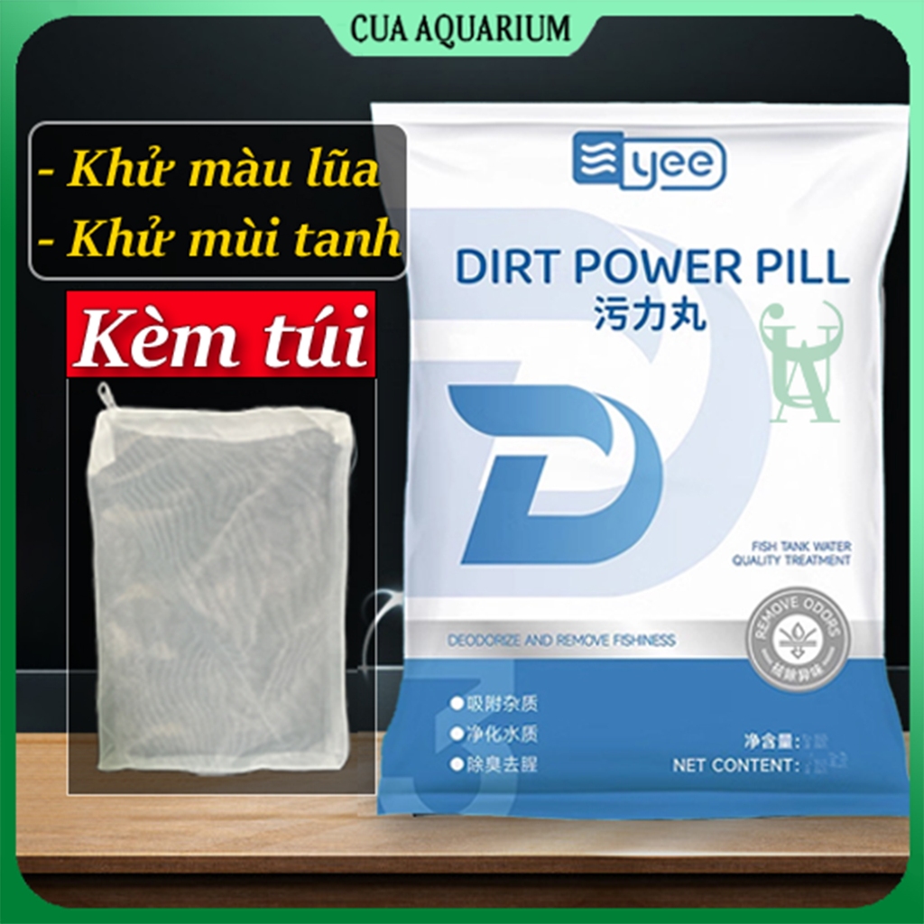 Vật liệu lọc Purigen YEE làm trong nước bể cá hồ thuỷ sinh