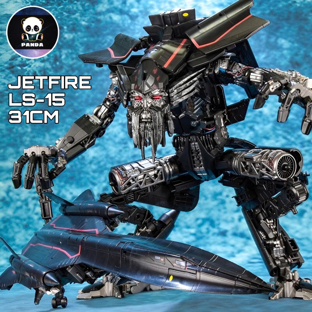 HÀNG CÓ SẴN - Mô Hình Jetfire LS15 Aoyi Transformation Robot Biến Hình Máy Bay Phản Lực SR-71 Blackb