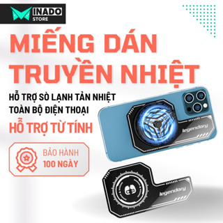 Miếng dán tản nhiệt điện thoại - Vòng từ tính sạc không dây cho ip - Tản nhiệt từ tính thông dụng làm mát Minado
