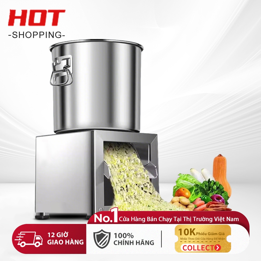 Máy băm thức ăn Băm rau, củ ngô cho gà, lợn, gia súc Lưỡi dao siêu sắc đầu vào rộng dùng ngay không cần lắp