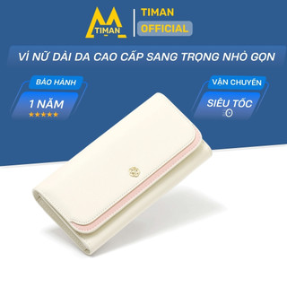 Ví Da Nữ Dài Timanvn Thiết Kế Thanh Lịch, Da PU Cao Cấp, Bảo Hành 1 Năm VA53