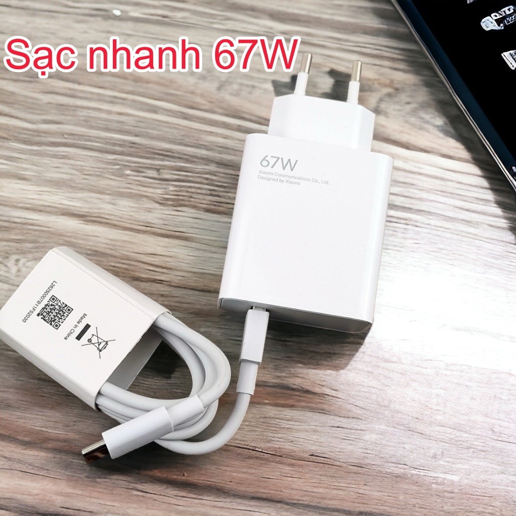 Sạc Xiaomi 67W, Sạc Nhanh Xiaomi 67W, Bộ Sạc Nhanh Xiaomi 67W Sạc Xiaomi 67W