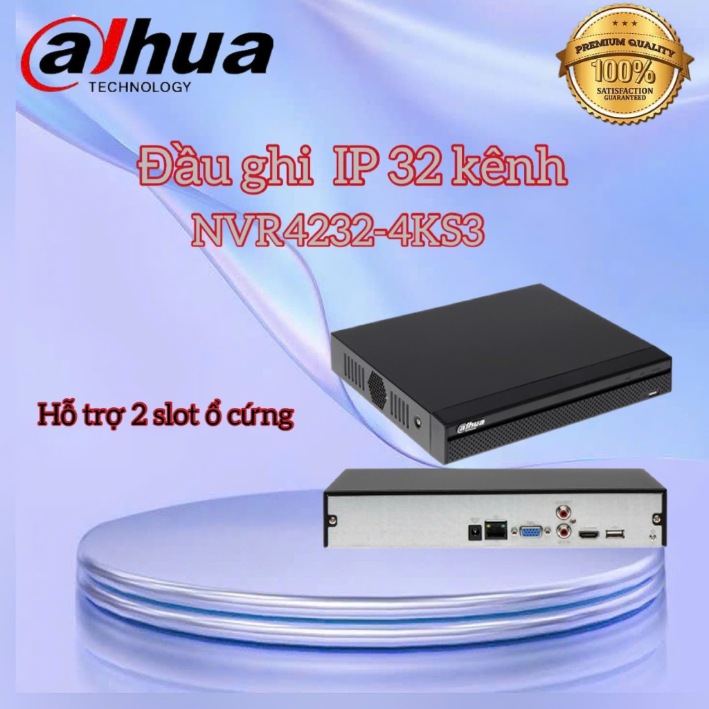 Đầu ghi hình IP 32 kênh DAHUA DHI-NVR4232-4KS3 ( CHƯA BAO GỒM Ổ CỨNG )