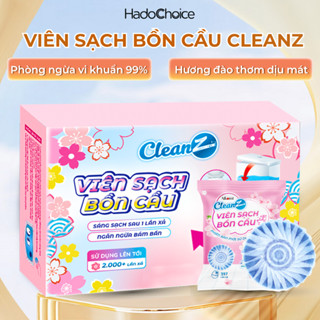  Combo Viên sạch bồn cầu CleanZ viên thả bồn cầu sạch khuẩn tẩy sạch mảng bám khử mùi diệt vi khuẩn 