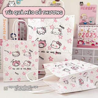 Túi Giấy Đựng Quà Hello Kitty Mini – Thiết Kế Dễ Thương, Phù Hợp Gói Quà Sinh Nhật Cho Các Bạn Nữ