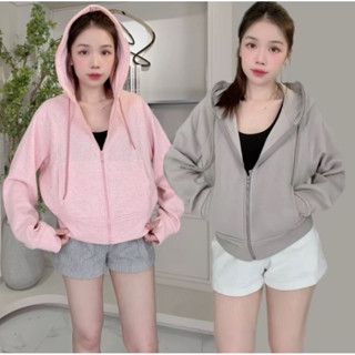   MỞ BÁN  Áo Khoác Nỉ Cotton Dáng Lững  6 Túi  by ShierShop 