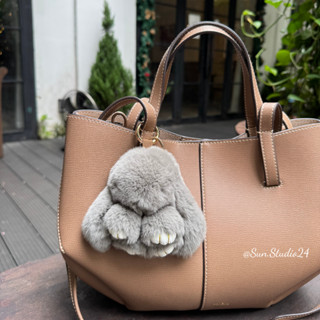   Lông Thỏ Thật  Móc Treo Túi Xách Thỏ Cute Charm Đeo Túi Thỏ Cute 
