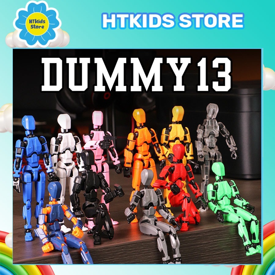 MÔ HÌNH DUMMY 13 ROBOT FIGURE KIT – KHỚP CỬ ĐỘNG LINH HOẠT – KÈM 4 VŨ KHÍ  & 6 BÀN TAY | HTkids Stor
