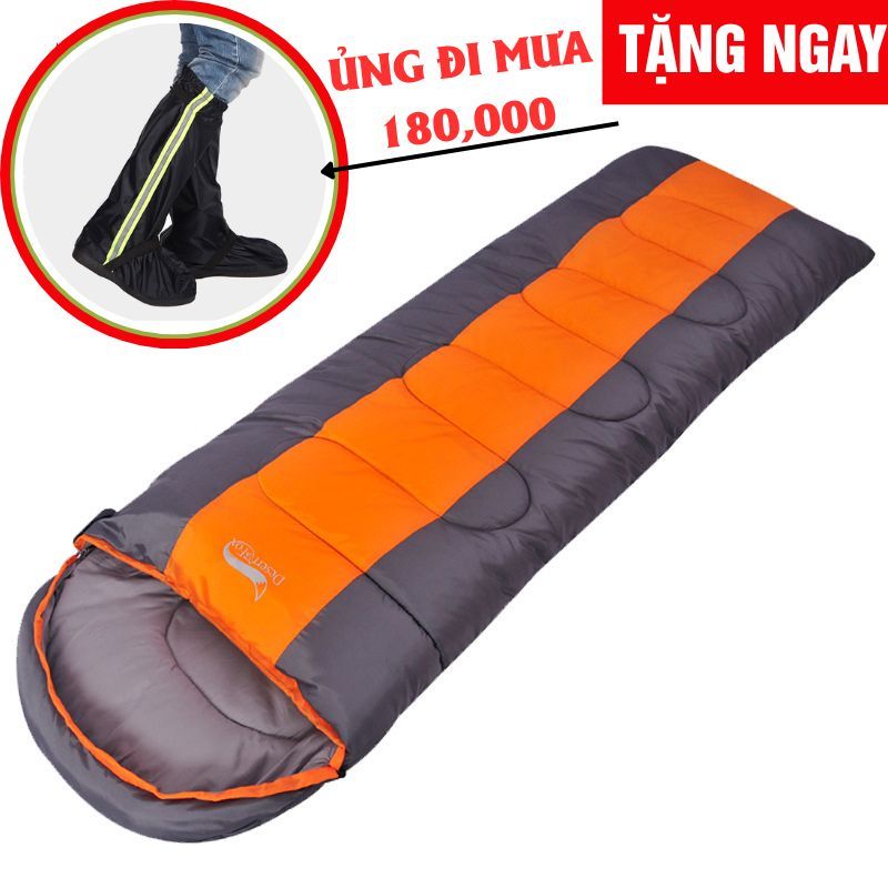 Túi ngủ mùa đông cao cấp DESERT FOX chính hãng (tặng ủng đi mưa)
