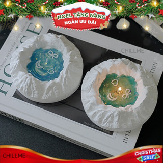  Nến Thơm Sông Băng Đại Dương Chillme Decor Lấp Lánh Thư Giãn Làm Quà Tặng Kèm Hộp Dễ Thương 