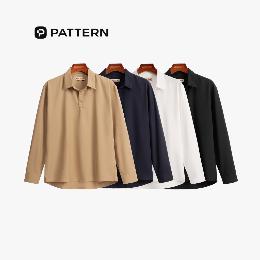 Áo Sơ Mi Cổ Lửng Dài Tay PATTERN PA070