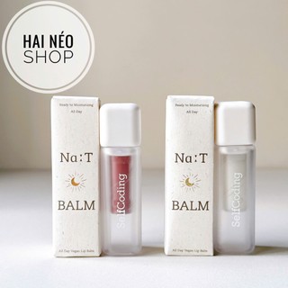   DATE 23 05 2027  Son dưỡng thuần chay môi mềm mọng có màu & không màu SELFCODING Na:T BALM All Day Vegan Lip Balm 4g 