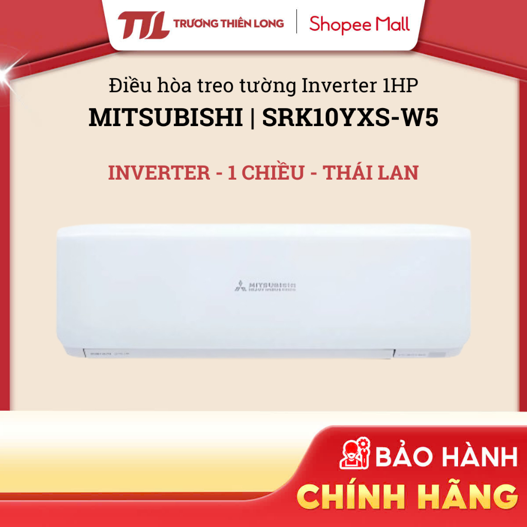 SRK10YXS-W5 1HP || SRK13YXS-W5 1.5HP - Máy Lạnh Mitsubishi Heavy Inverter [TOÀN QUỐC]