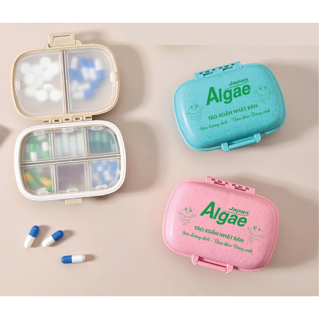 Qùa tặng hộp chia thuốc Japan Algae