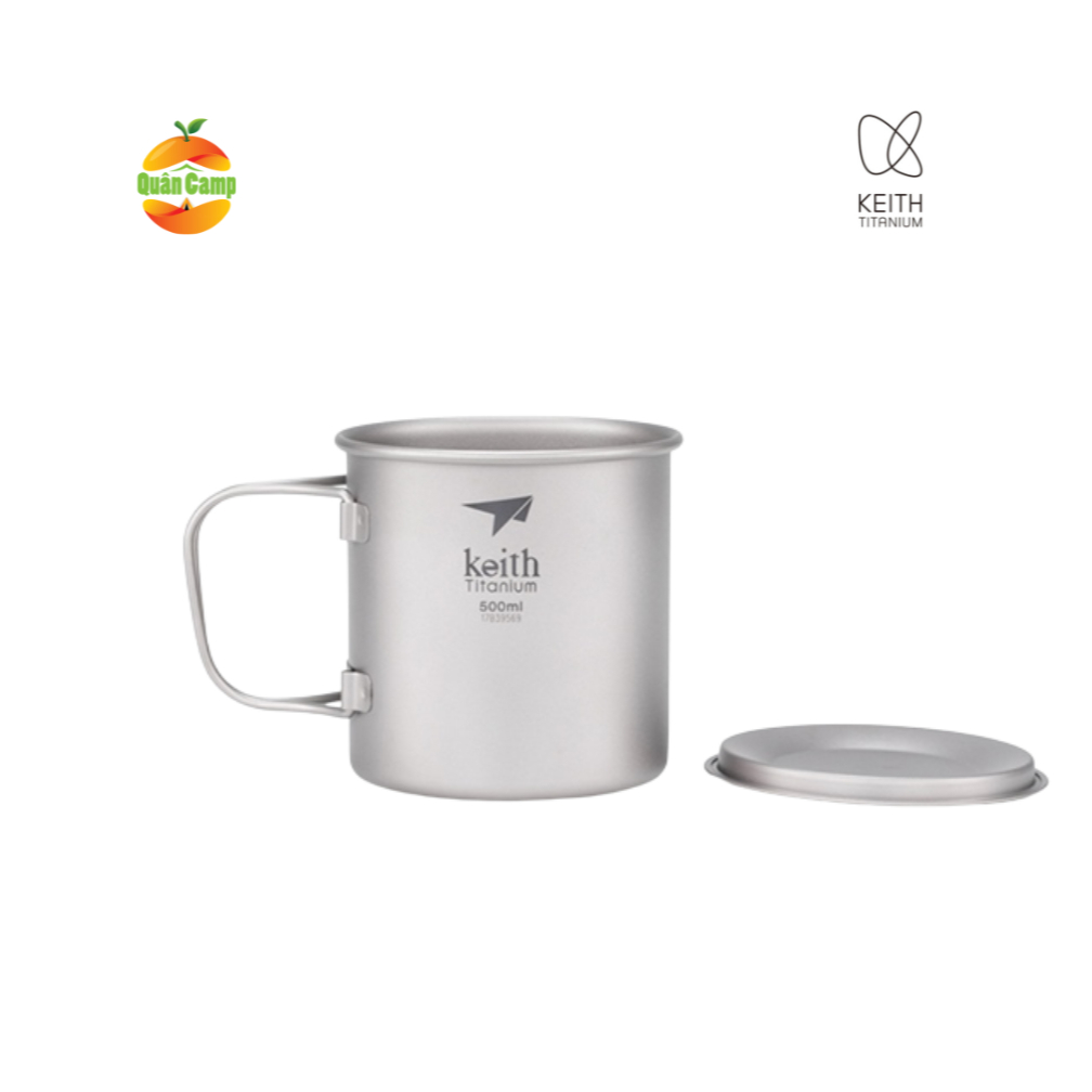 Cốc Titanium Keith Mug Ti3205 500ml (16,9oz )
