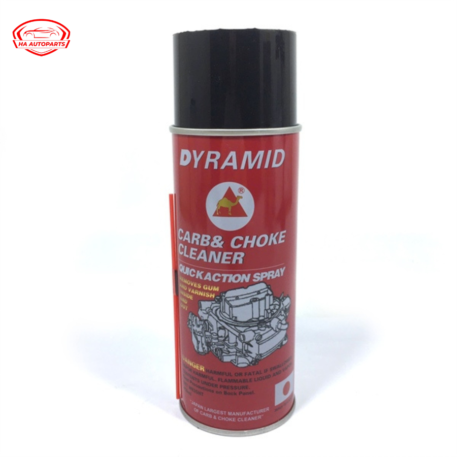 Chai rửa chế hòa khí DYRAMID, bình xăng con, vệ sinh kim phun, buồng đốt, 450ml