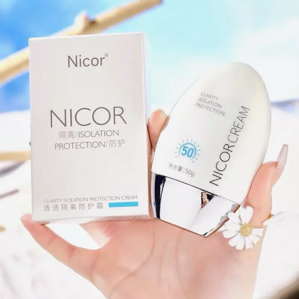 KEM CHỐNG NẮNG NICOR 50+  (50g)