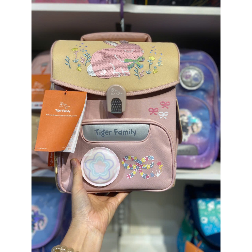 Balo Tiger Family Jolly Schoolbag Pro 2S - Bows and Bunny