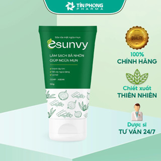 Sữa Rửa Mặt Esunvy Giúp Kiểm Soát Bã Nhờn Sạch Mụn Dùng Cho Mọi Loại Da Tuýp 50g - 150g - NT Hoàng Ngân