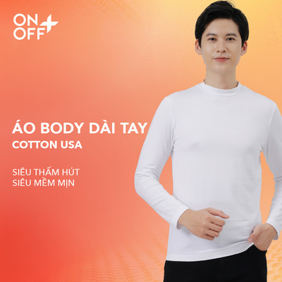 Áo body nam dài tay mang thiết kế tối giản, giữ ấm nhẹ và đàn hồi ONOFF