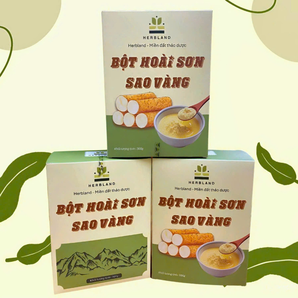 BỘT HOÀI SƠN CHÍN SAO VÀNG – TỲ KHỎE, VỊ AN, KHÍ HUYẾT HÒA