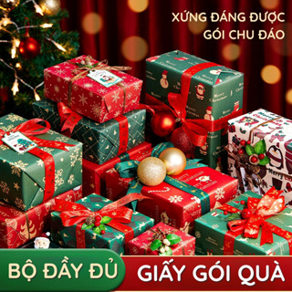  Giấy Gói Quà Noel Cao Cấp Dạng Cuộn Họa Tiết Xinh Dùng Bọc Quà & Trang Trí  Ngày Lễ Giáng Sinh 