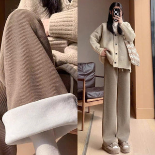   Peinn  Quần nhung tăm lót bông  Quần Nỉ Lót Lông Dáng Suông Mùa Đông Mùa Đông Dày Dặn Siêu Ấm Áp-Hàng Quảng Châu Loại 1 