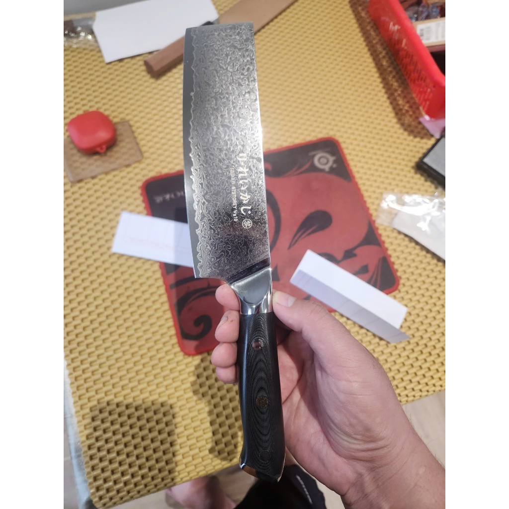 dao nakiri damacus lõi vg10 nhật bản NR04