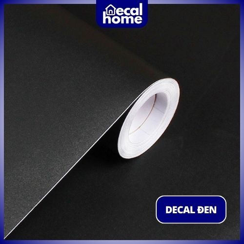 Decal Dán Kính Màu Đen Chắn Nắng Sẵn Keo, Giấy Dán Kính Bàn Tủ Màu Đen Che Tầm Nhìn Khổ 1.2m