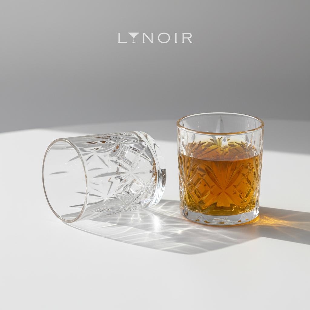 Ly Thủy Tinh Tumbler - Diamond Cut | 315ml | [LYNOIR_LY038]