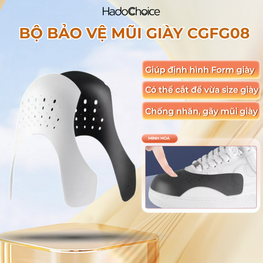Bộ bảo vệ mũi giày giúp định hình Form giày, độn chống nhăn gãy nứt SNEAKER SHIELD CGFG08