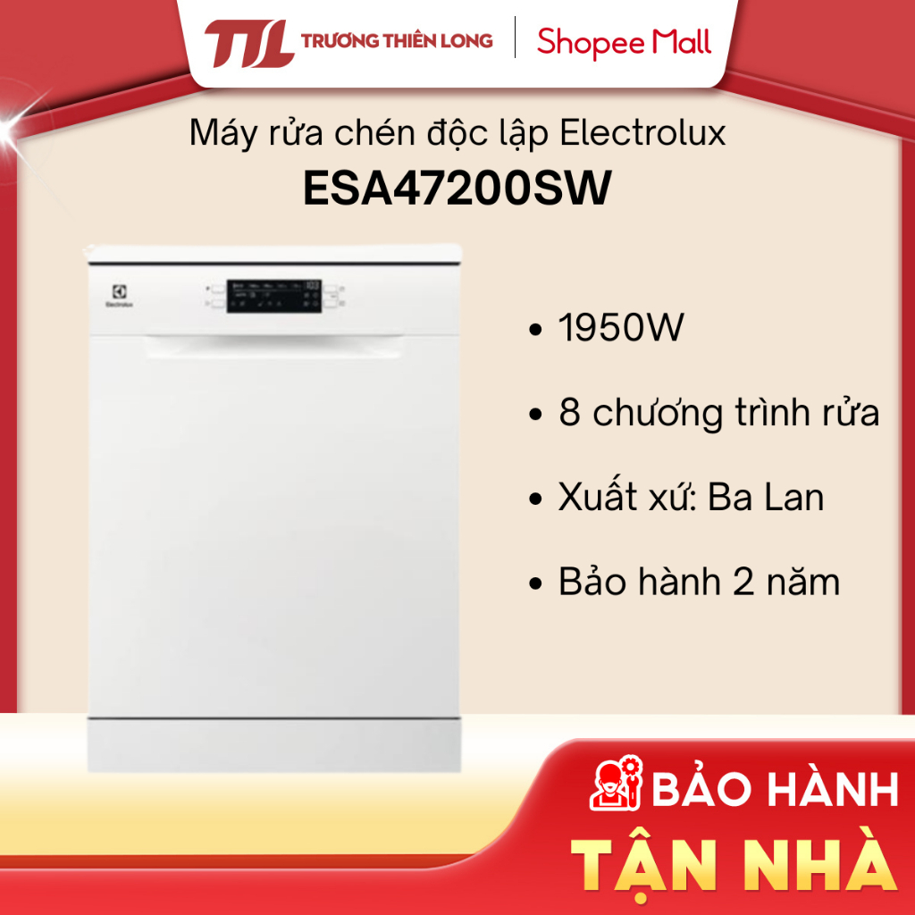 ESA47200SW - Máy Rửa Chén Độc Lập Electrolux [GIÁ MÁY]