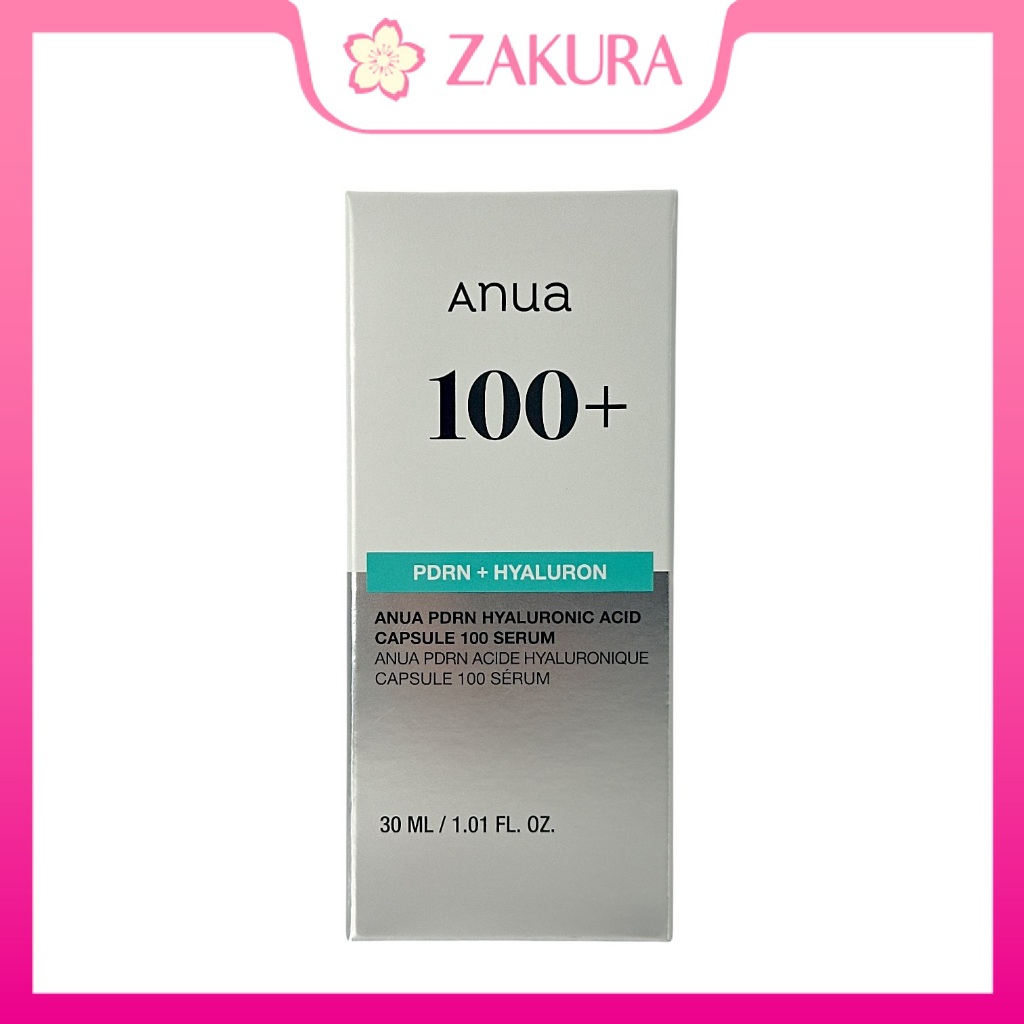 Anua PDRN Hyaluronic Acid Capsule 100 Serum 30ml tinh chất dưỡng da, cấp ẩm sâu, phục hồi da tổn thư