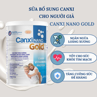  Sữa canxi cho người già thực phẩm bảo vệ sức khoẻ CANXI NANO GOLD  bổ sung canxi ngăn ngừa loãng xương 