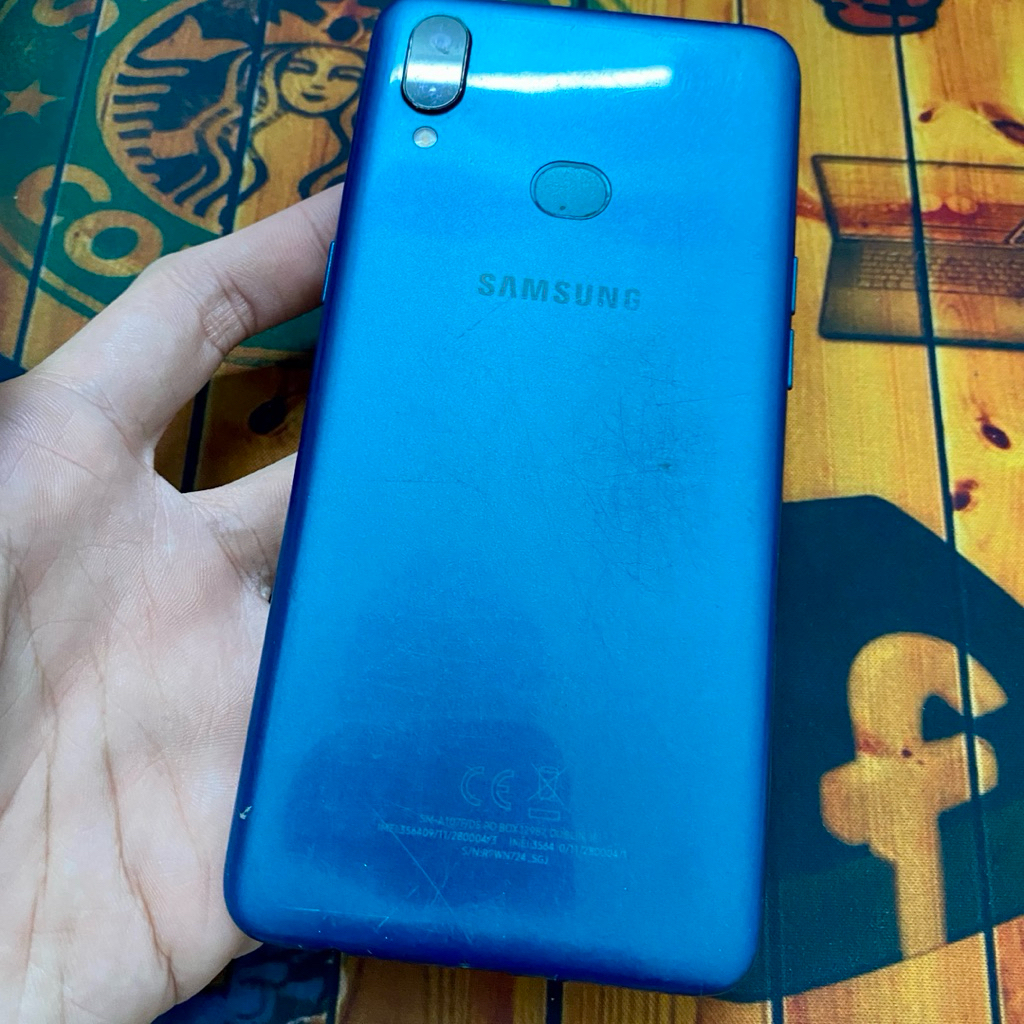 SAMSUNG GALAXY A10s | HELIO P22 | 2 SIM | MÀN 6.2” HD+ | RAM 2GB | ROM 32GB | PIN 4000MAH MÁY CŨ