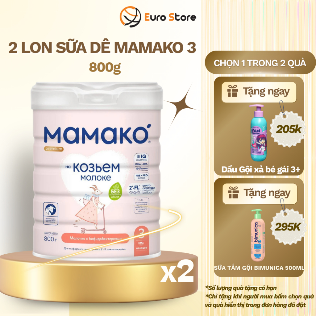 Combo 2 Hộp Sữa Dê MAMAKO Premium Euro Store Số 3