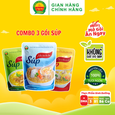 Combo 03 Gói Súp Dinh Dưỡng Cây Thị