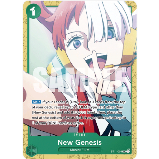 [Thẻ bài OnePiece] ST11-004 | SR | EVENT New Genesis (ST16)