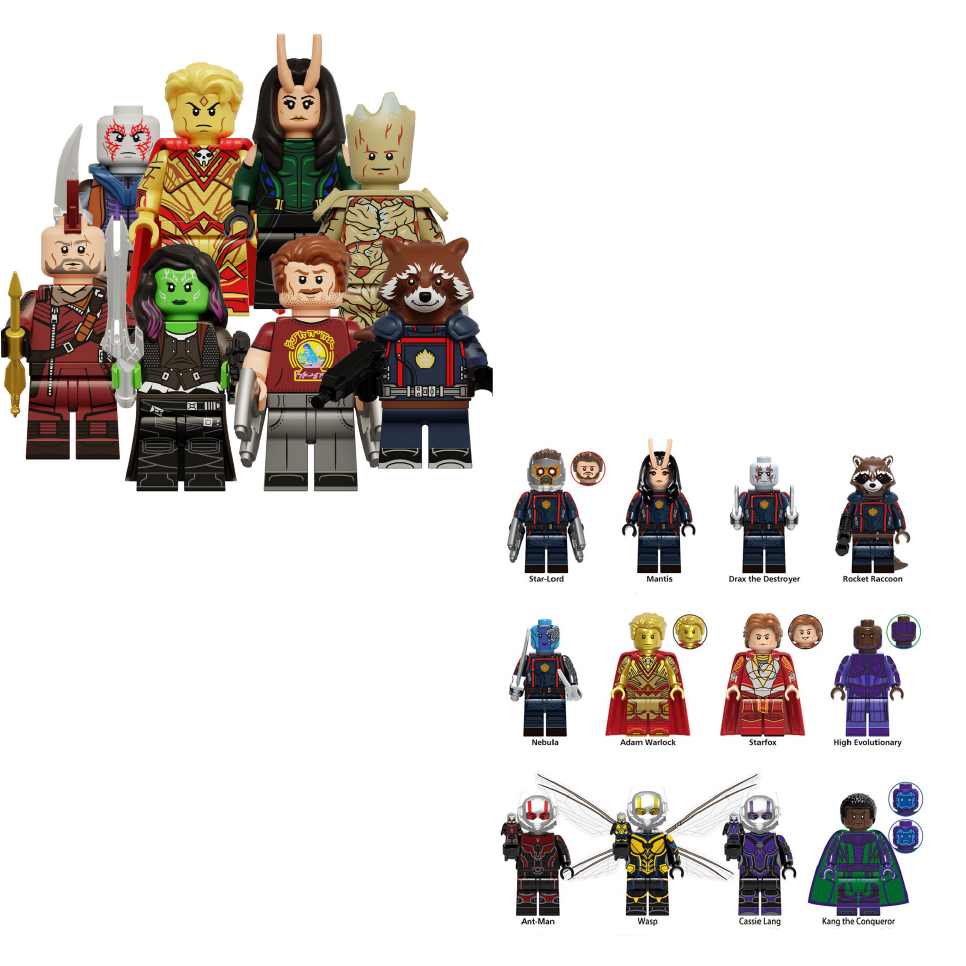 Đồ Chơi Mô Hình Nhân Vật Marvel Vệ Binh Giải Ngân Hà Groot Star Lord Gamora Ant Galaxy Toy Quà Tặng