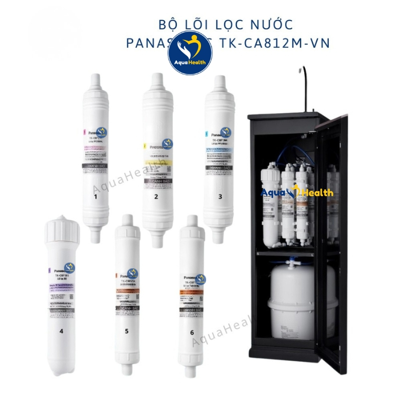 Bộ lõi máy lọc nước Pana sonic TK-CA812M-VN (6 lõi lọc)
