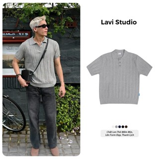  Áo Polo LEN THỎ Local Brand Lavi Studio  Plain Nam Nữ Unisex 