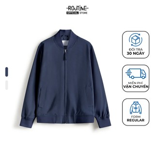  Áo Khoác Bomber Nam Da Lộn Form Regular - Routine 10F25JAC005 