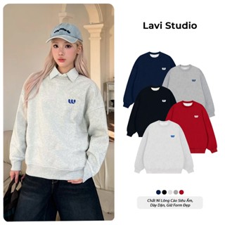  Áo Sweater Nỉ Lông Cáo Cao Cấp Local Brand Lavi Studio Nam Nữ Unisex  Smooth 