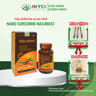  Tinh bột nghệ Nano Curcumin NACUBEST 50g – Giảm viêm loét dạ dày ợ hơi đầy bụng khó tiêu 