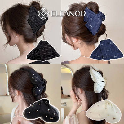 Kẹp tóc nữ Eleanor Accessories càng cua hình tam giác đính đá phụ kiện tóc kẹp tóc nơ tiểu thơ 11195