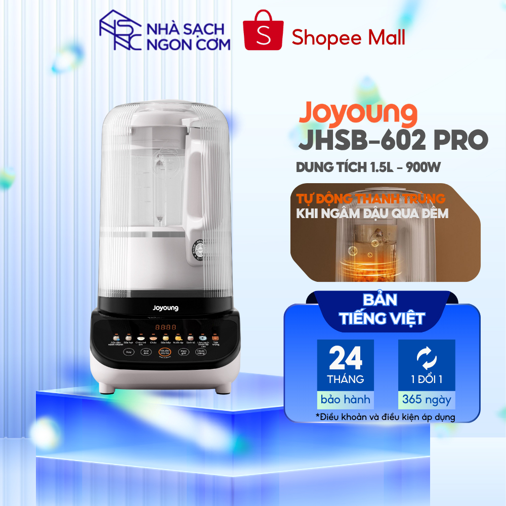 Máy nấu sữa hạt đa năng Joyoung JHSB-602 Pro - BH 24 tháng