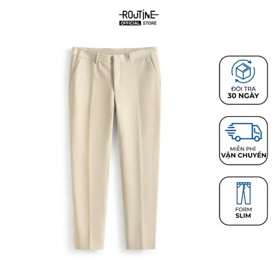 Quần Tây Dài Nam Form Slim - Routine 10F25PFO012