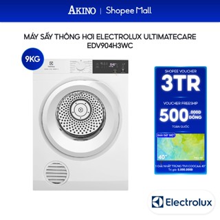  Máy sấy quần áo thông hơi Electrolux 9 kg EDV904H3WC - Bảo Hành Chính Hãng 